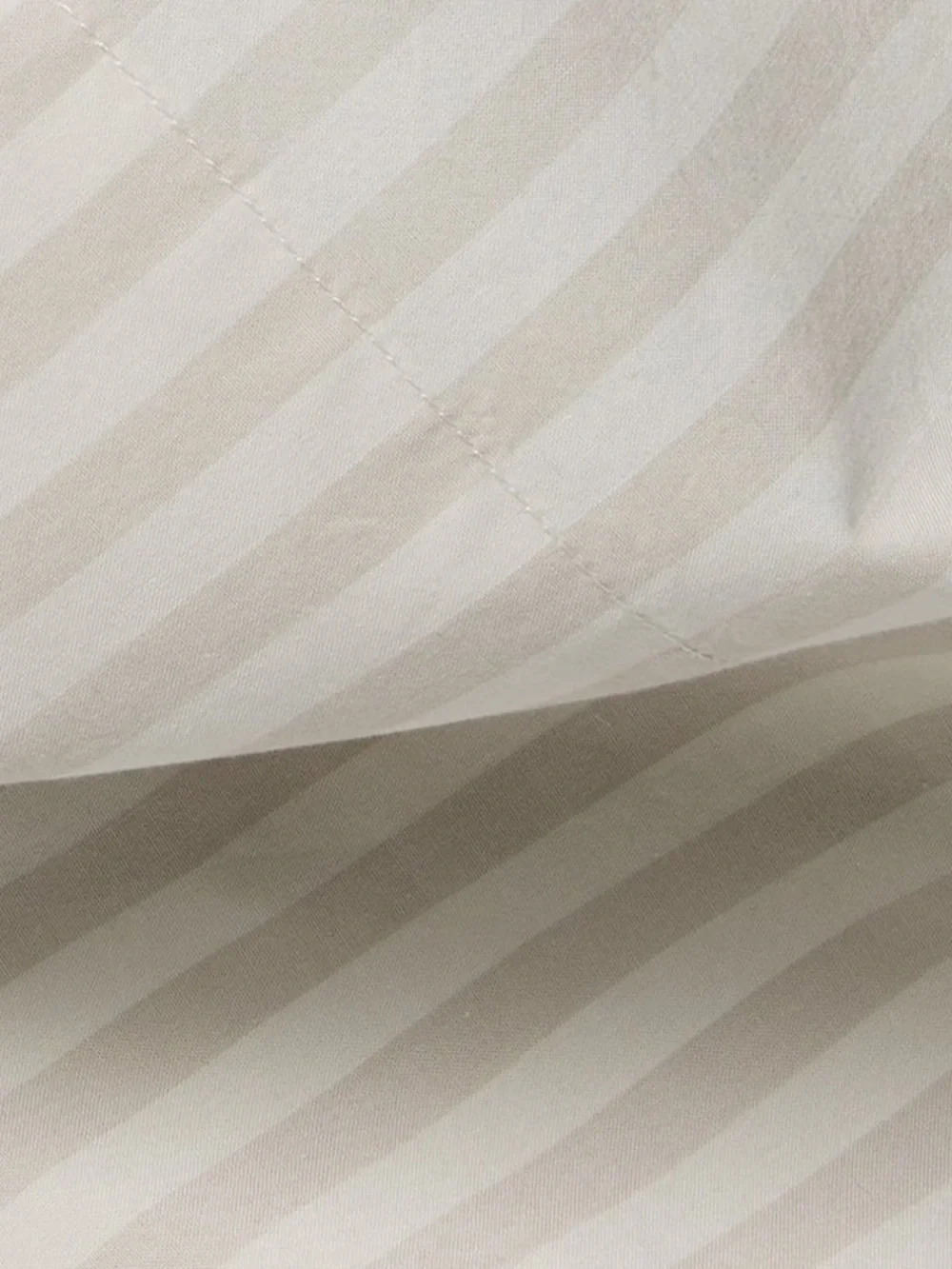 Parachute Percale Top Sheet (flat sheet) COLOR: BONE STRIPE NWOT flat sheet only